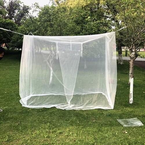 Square Foldable Mosquito Control Mosquito Net Lightweight Outdoor Camping net Easy to travel and carry single mosquito net