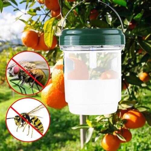 Outdoor Solar LED Insects Trap Wasp Bee Trapper Catcher Pest Repeller Insect Killer Pest Reject Hornet Repellent Supplies Lights