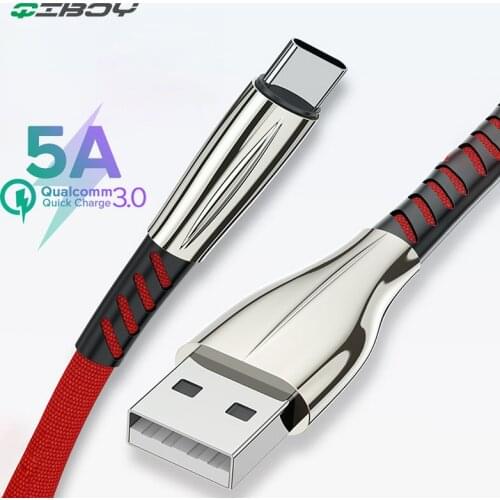 Micro USB Cable 5A Fast Charging Charger Microusb Data Cable For iPhone Samsung Android Type C USB Charge Mobile Phone Wire Cord