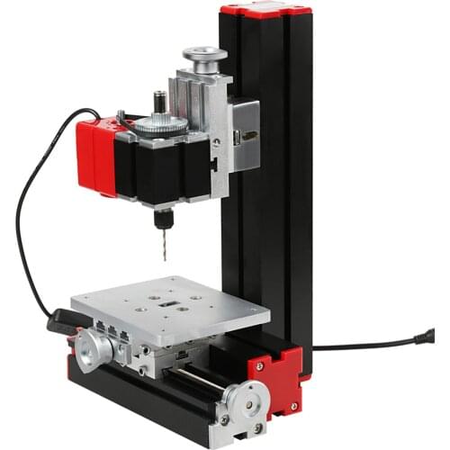 Mini DIY 6 in 1 Multipurpose Lathe Machine Multi-functional Motorized Transformer Jigsaw Grinder Sawing Machine Tool Kit