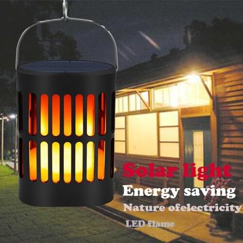 Outdoor Camping Solar Light Courtyard Lamp Flame Torch Lamp Outdoor Waterproof 96LED Landscape Lawn Solar Garden Lights