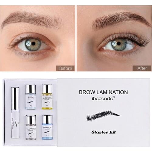 Semi Permanent Brow Lamination Kit Eyebrow Lifting Perming Lotion Brow Lift Perm Set With Brush Tools Beauty Salon Dropshipping
