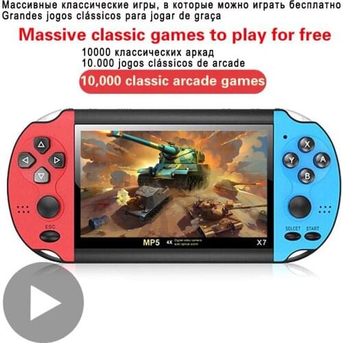 ClassicX7 handheld game console 4.3-inch LCD display portable handheld mini retro electronic dual joystick 3000 hot-blooded game