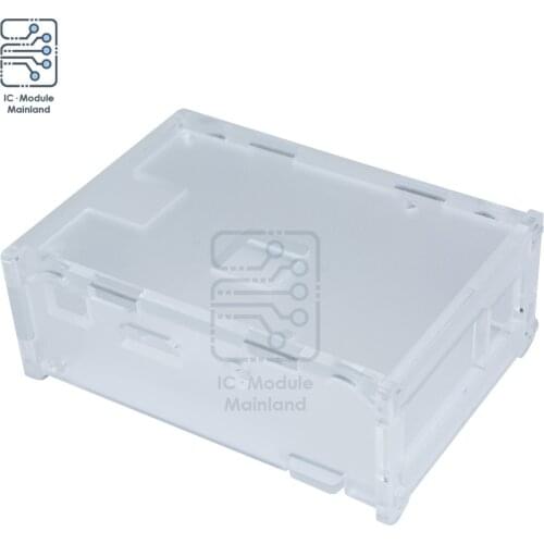 Transparent Case Protective Box Clear Cover Acrylic Case Shell Enclosure Computer Box Case Compatible for Raspberry Pi