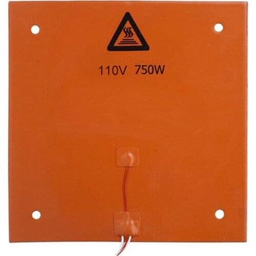 Silicone Heater 310x310mm 110 220V 750W Heating Pad For Creality CR-10 Printer