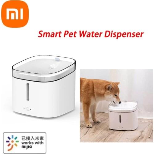 Xiaomi Mijia Smart Pet Water Dispenser Automatic Pet Mute Fountain Water Drinking Fountain 4-Filter Sterilization For Mijia App