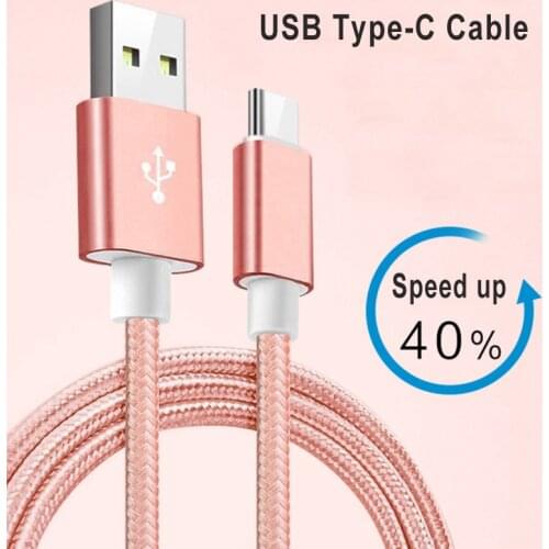 USB Type C Cable For OPPO A74 A94 A54 5G Reno 6 5 4 3 2 Z Realme GT 8 7 6 Pro 2.4A Fast Charging USB-C Cable Phone Charger Cable