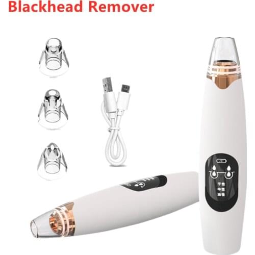 Blackhead Remover Face Deep Nose Cleaner T Zone Pore Acne Pimple Removal Vacuum Suction Facial Diamond Beauty Clean Skin Tool