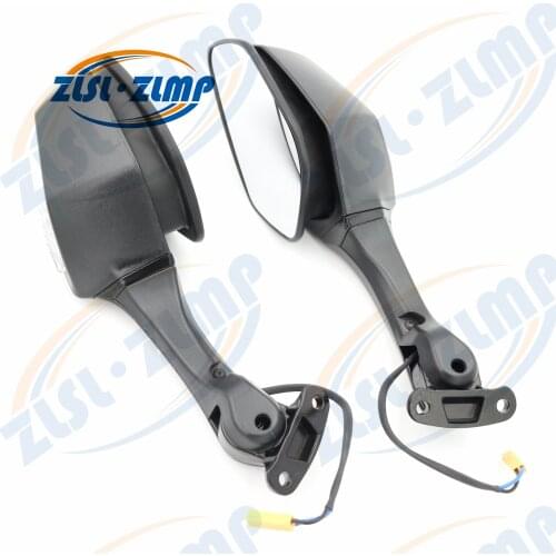 Motorcycle Rearview Mirrors LED Side mirror For Kawasaki Ninja ZX10R ZX 10R 11 12 13 14 15