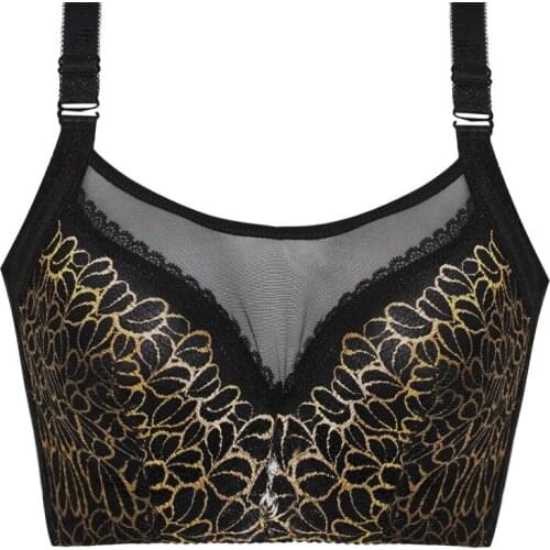 Women Brand Bra Floral Lace Sexy Brassiere D Cup Push up Bralette Bra Women Luxury Intimates Underwire Free Shipping