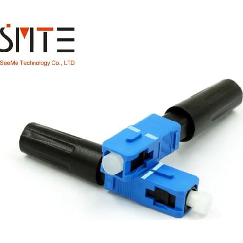 100pcs/lot UPC ZF NPFG 8802-TLC/3 XF-5000-0322-3 55mm fast connector SC-ZF Optical fiber connector SC/ZF FTTH Fiber SC connector