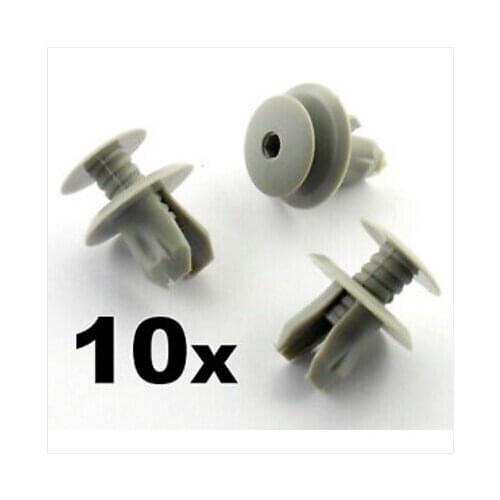 10x For VW Volkswagen T4 T5 Transporter Eurovan Light Grey Trim Panel Lining Clips