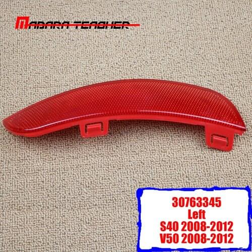 30763345 For Volvo S40 V50 2008 2009 2010 2011 2012 2014 Left Rear Bumper Fog Light Fog Lamp Reflector