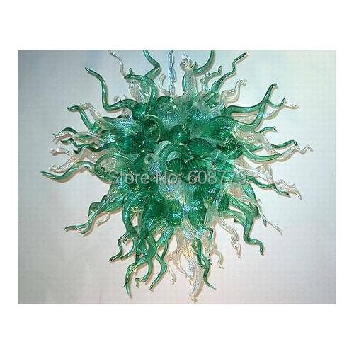 Free Shipping 100% Handmade Blown Glass Modern Crystal Chandelier