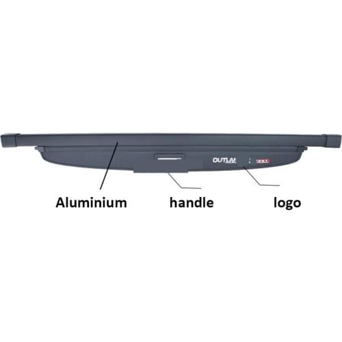 Cover for Mitsubishi Outlander 2013-2019 Curtain Screen Shade Trunk Security Shield Rear Auto Accessories Leather Canvas