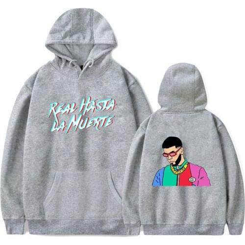 Spring Autumn Personality Anuel AA Hip Hop Real Hasta la Muerte Casual hoodies Sweatshirt Cool High Quality streetwear hooded