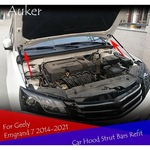 For Geely Emgrand 7 EC7 2014-2021 Refit Bonnet Hood Gas Shock Lift Strut Bars Support Rod Spring Bracket Car-styling