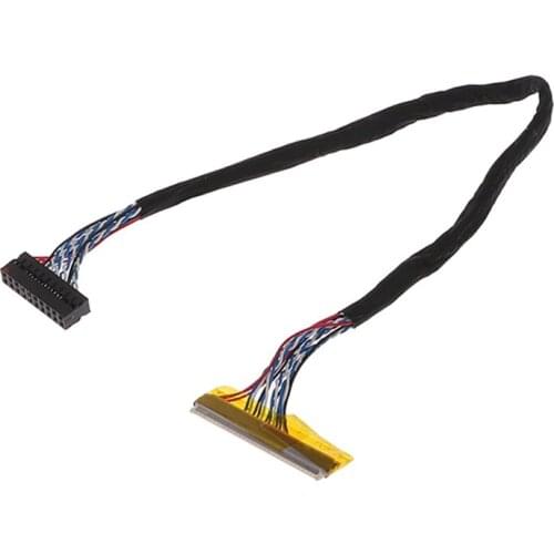 For Universal FIX 30 Pin 1ch 6bit LVDS Cable 26cm For 14.1-15.6inch LCD Panel Hot Sale