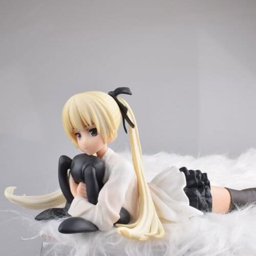 22CM Japan Anime Yosuga no Sora Kasugano Sora Hold The Rabbit Action Figure Toys Collection Model Car Room Decoration Gifts