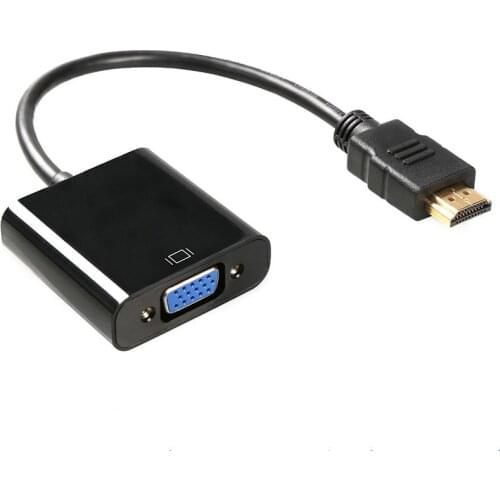 HDMI to VGA Convert line 1080P Adapter Cable Digital VGA Video Audio Converter Cable For PS3 PS4 Laptop TV HDTV XBOX