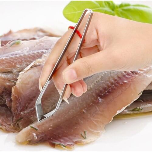 NICEYARD Stainless Steel Kitchen Accessories Gadgets Fish Bone Tweezers Seafood Tools Cooking Tools