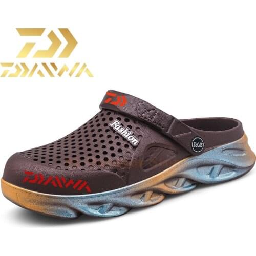 Daiwa Summer Fishing Shoes Men Sandals Breathable Lightweight Casual Shoes Women Comfortable Swimming Water Shoes Zapatos Hombre