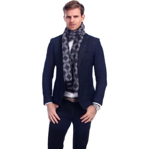 Luxury Men Scarf Mufflers Business Style Mens Scarves Neckerchief for Male Winter Shawl pashimina A3A18923
