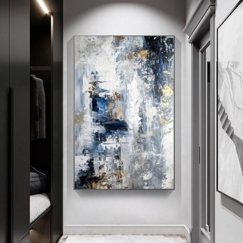 Modern Abstract Texture Lines Oil Painting on Canvas Wall Art Splash Ink Pictures Prints and Poster Living Room Home Decoration