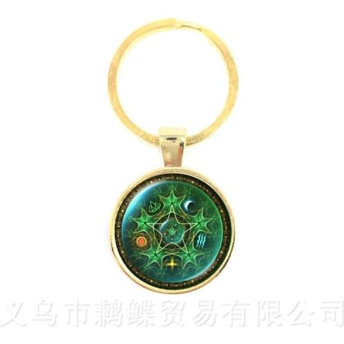 Triple Moon Goddess Wicca Pentagram Magic Amulet Talisman Men Moon Necklace Tibetan Vintage Jewelry Gift For Family Talisman