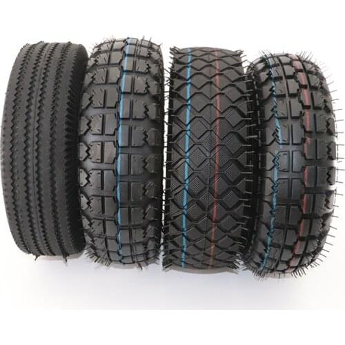 4 Kind 4 Inch 4.10/3.50-4 Outer Tires Fit Electric Tricycle Trolley Electric Scooter Warehouse Car