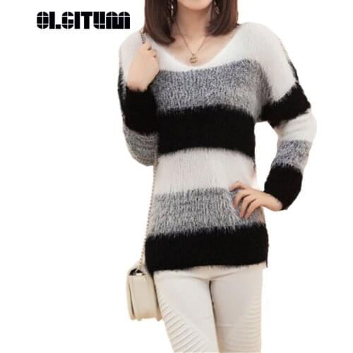 Womens Fashion Striped Pullover Crochet Sweater Casual Tops Knitted Jumper For Handsome Maternity Sweaters SW082