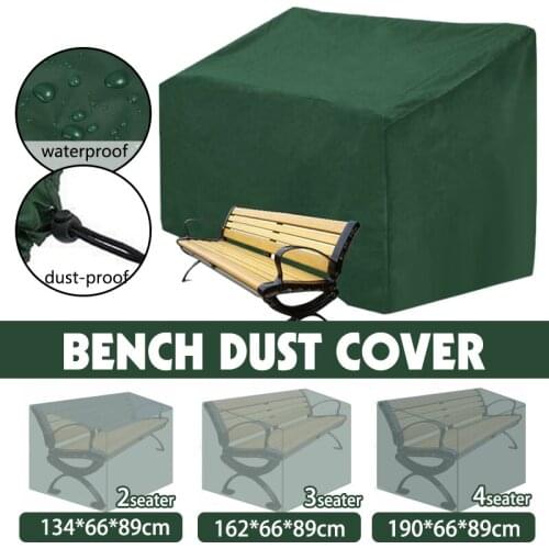 2/3/4 Seater Heavy Duty Waterproof Bench Seat Cover Garden Park Patio Weatherproof Cover Dustproof Outdoor Bench Seat Cover