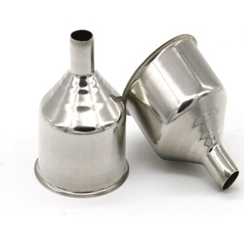 300pcs/lot Fast shipping 50x36mm M Size Stainless Steel hip flask Funnel Suit For All Kind Of Hip Flask