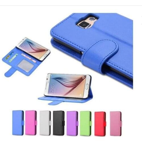 50pcs/lot Free Shipping!! Shine Wallet Leather Pouch Cover with 3 Credit Card Pocket for Samsung Galaxy S7 G930 G9300