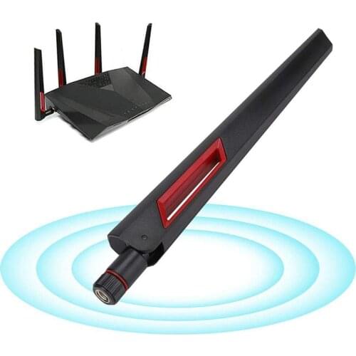 High Gain Router Antenna SMA 8DBi 2.4G/5.8G Dual Band Antenna WiFi Router Adapter for ASUS AC68U/AC88U/AC66U 3PCS