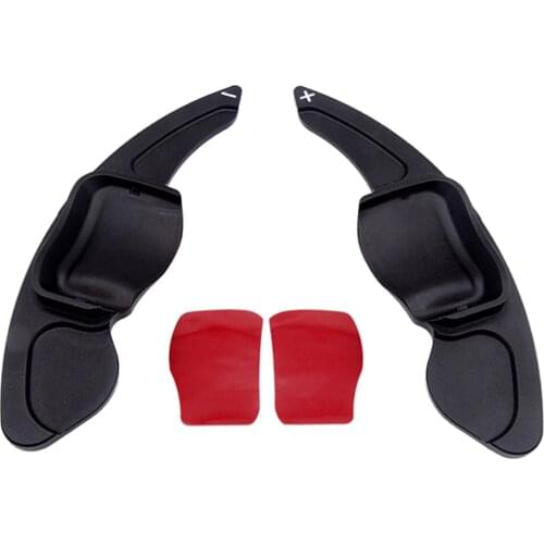 Car Paddle Shift Extensions Shifters Black fits for VW GOLF MK5 MK6 for GTI R32