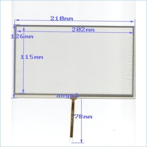 Free shipping 9 inch AT090TN10 screen four wire resistive touch screen 210*126 P600 screen Wan Hong