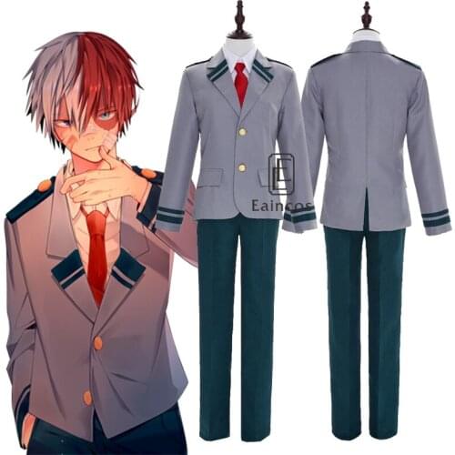 Boku No Hero Academia Bakugou Katsuki /Iida Tenya/Todoroki Shoto Cosplay Costume My Hero Academia School Uniform Costom Made