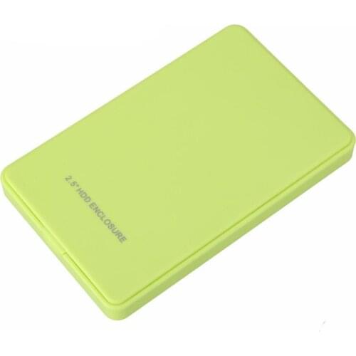 USB 2 HDD Case 2.5inch 2TB SATA HDD SSD Hard Drive External Enclosure Case for PC Laptop Hard Drive 1tb