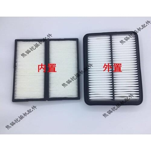 Excavator parts, Komatsu PC200-6, 6D95 engine, PC400 air conditioning filter, air conditioning filter box