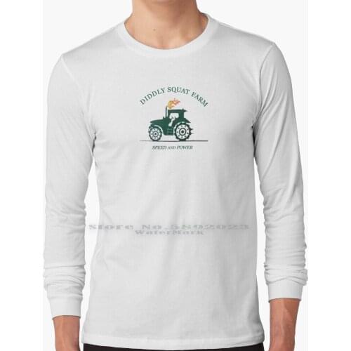Diddly Squat Farm T Shirt Long Sleeve T Shirt 100% Pure Cotton Big Size Diddly Squat Farm Shop Dsf Jeremy Top Gear James May