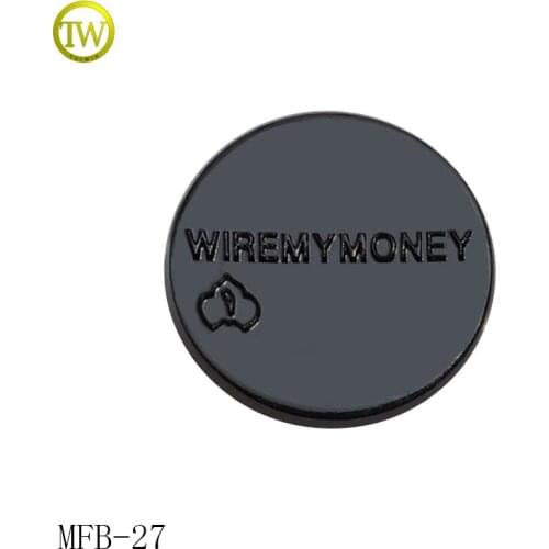 Garment jeans buttons and rivets shank jeans button black metal buttons for jeans