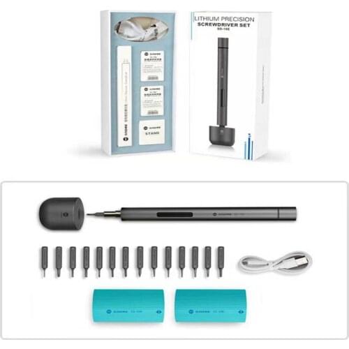 Electric Screwdriver Set S2 Alloy Steel With Mini Screwdriver Storage Box for Camera Mobile Phone iPad Repair High Precision