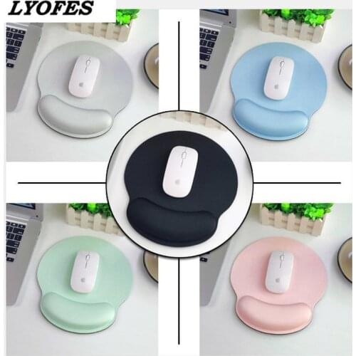 Mouse Pad Mat Desk Pad With Wrist Protect Anti-Slip Gel Wrist Support For PC Macbook Laptop Computer Ergonomic Comfort Wristband