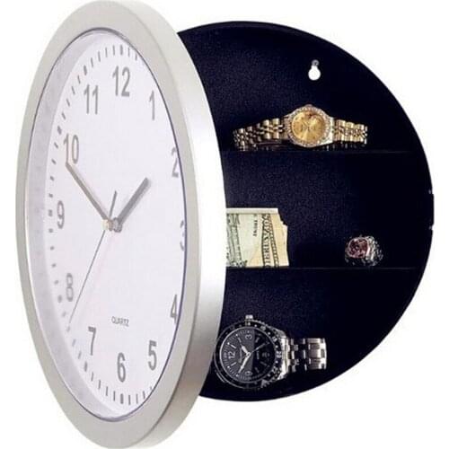 Mutifunctional Hidden Secret Wall Clock Safe Money Stash Jewellery Stuff Storage Container Storage Clock Home Decoration