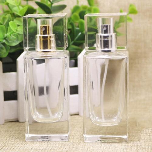 50ML Refillable Perfume Bottle Perfume Clear Crystal Bottle Refillable Empty Perfume Bottle
