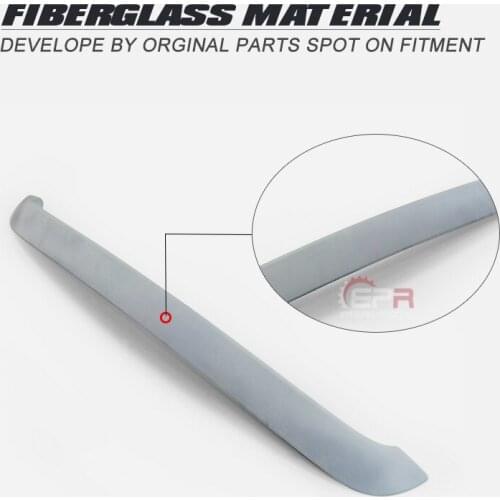 NIS Style FRP Fiber Glass Front Bumper Nose Chin Spoiler Fiberglass Grill Cover Kit Tuning Trim Fit For Nissan 2009 On Z34 370z