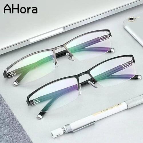Ahora Business Reading Glasses for Men Women Anti Blue Ray Presbyopic Eyeglasses Eyewear Glasses +1.0+1.5+2.0+2.5+3.0+3.5+4.0