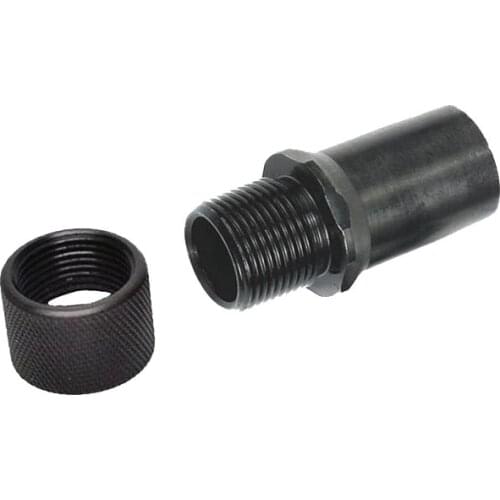 Barrel End Threaded Adapter M9x.75 to 1/2"-28 or 1/2"-20 Adapter & Thread Protector - Sig 1911-22, 5PK-22, GSG 1911-22