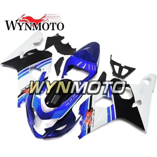 Complete Fairings Kit For GSXR600 750 04-05 2004 2005 Injection ABS Plastics Fairings Full Blue Black Bodywork Cowlings Panels